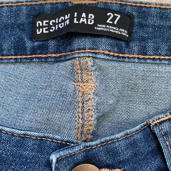 Design Lab Mid-Rise Skinny Jeans Sz 27 - Picture 2 of 5